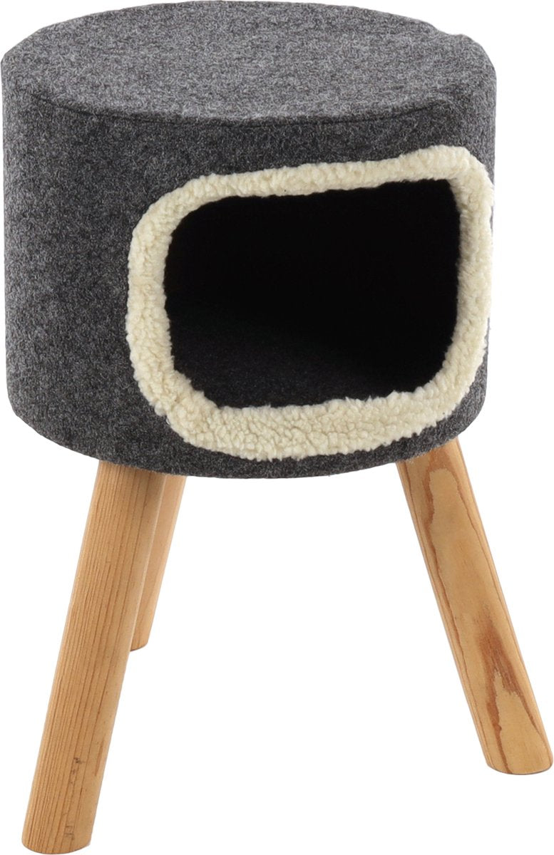 Flamingo cat house nordic - stylish cat furniture scratching toy in Scandinavian style-0
