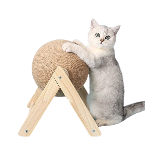 Cat Scratching Ball Toy Kitten Sisal Rope Ball Board Grinding Paws Toys Cats Scratcher Wear-resistant Pet Furniture supplies-1