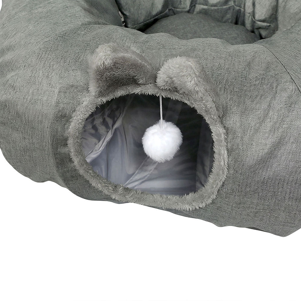 Pawz Large Cat Tunnel Bed Multi-Functional Toy Interactive Pet Playhouse Indoor-4