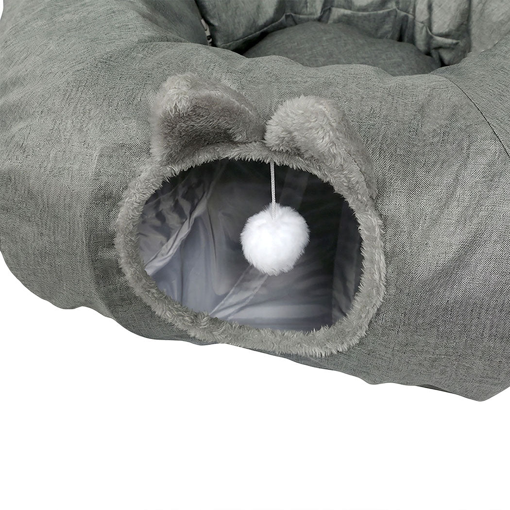Pawz Large Cat Tunnel Bed Multi-Functional Toy Interactive Pet Playhouse Indoor-4
