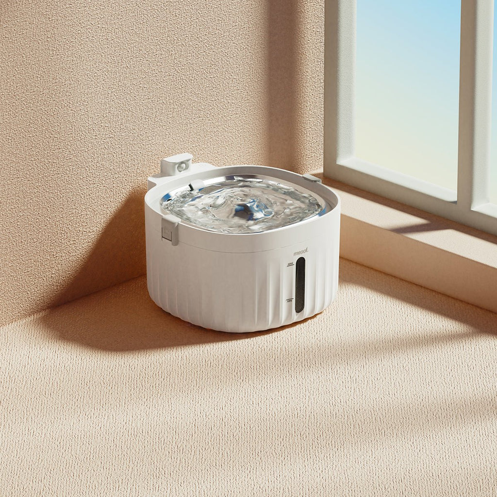 Wireless Smart Sensor Pet Water Fountain with Ceramic Plate-3